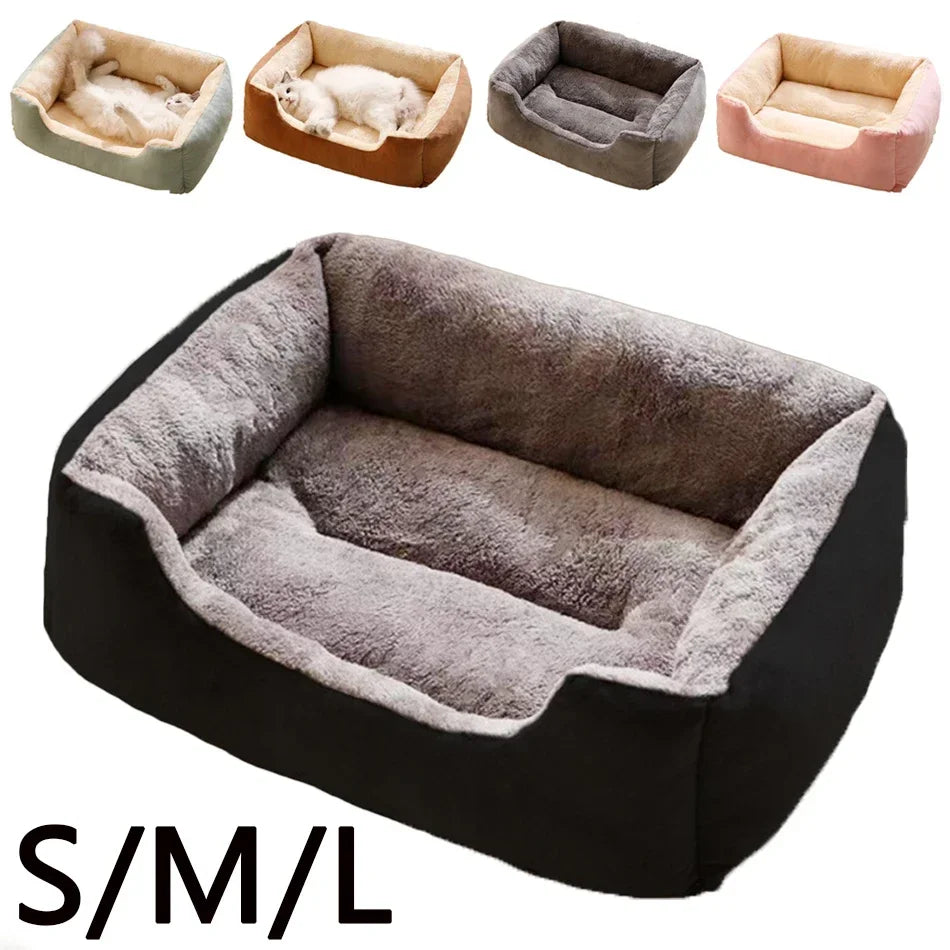 Soft Plush Pet Cushion Bed