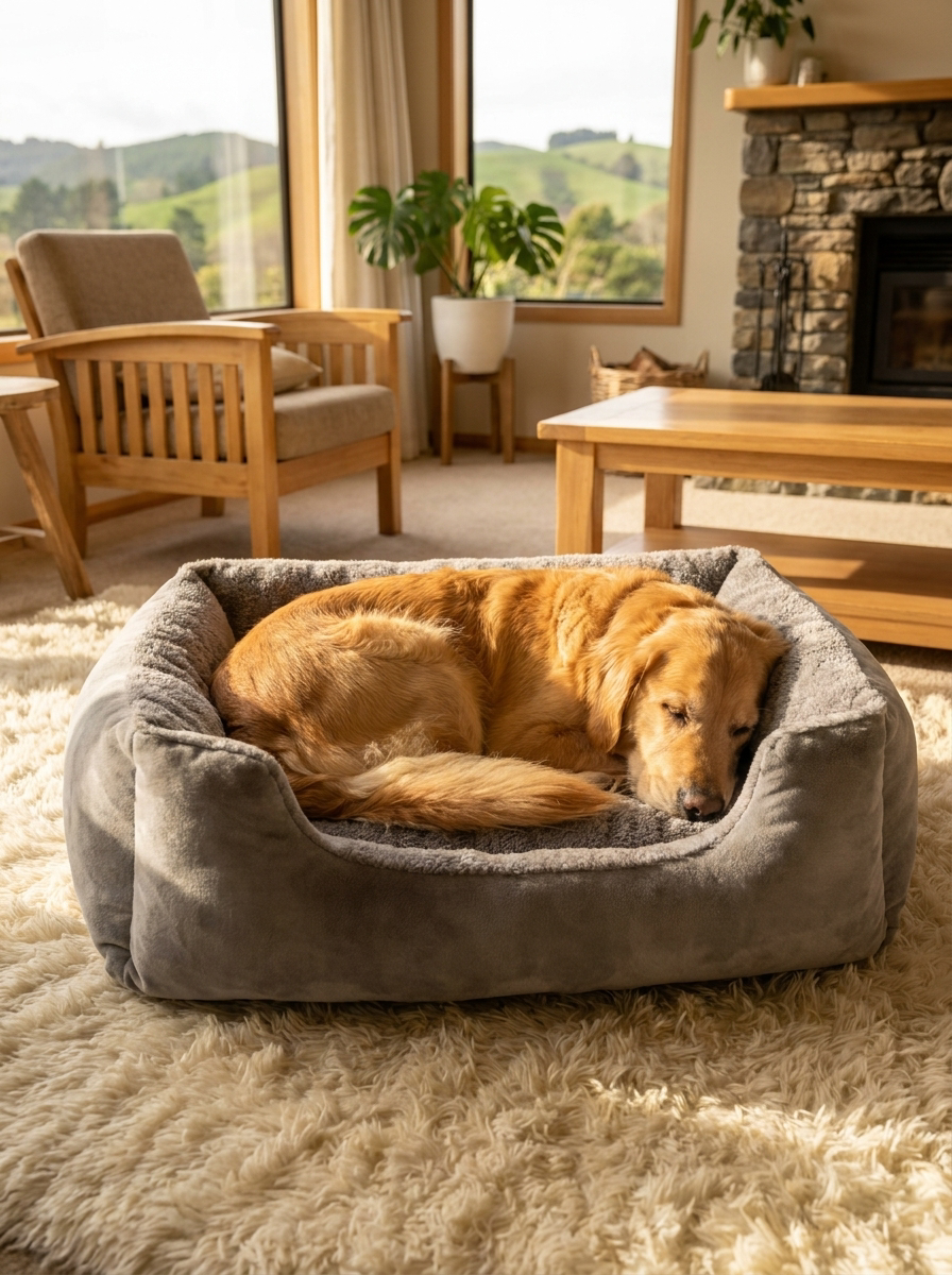 Soft Plush Pet Cushion Bed