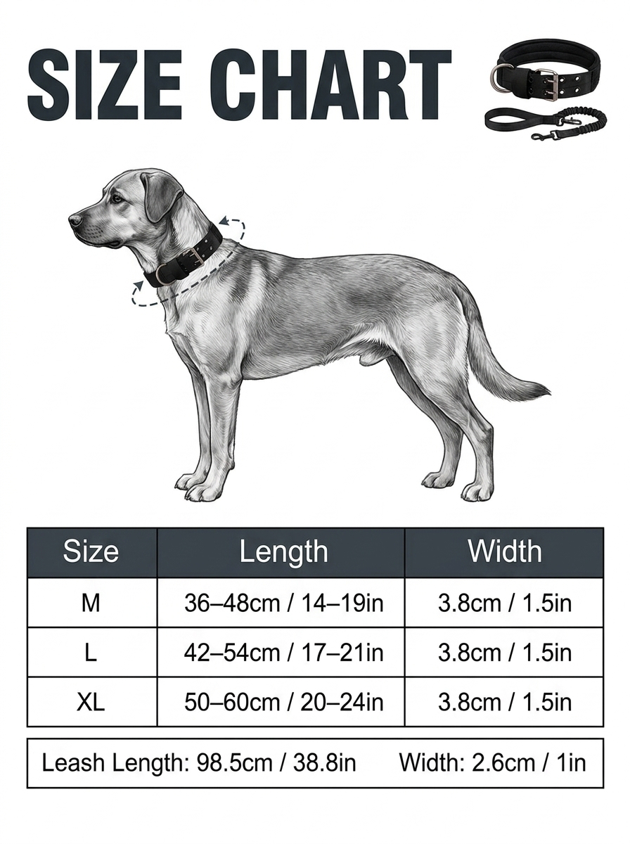 Tactical Nylon Dog Collar